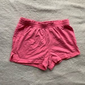 pink comfy shorts